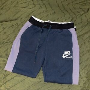 Blue Nike sweatpants